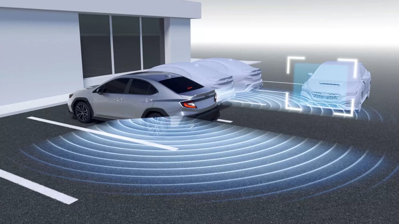 demonstration d'une des technologies de sécurité d'un Subaru BRZ 2025