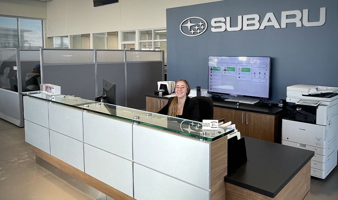 Accueil concessionnaire Desjardins Subaru.