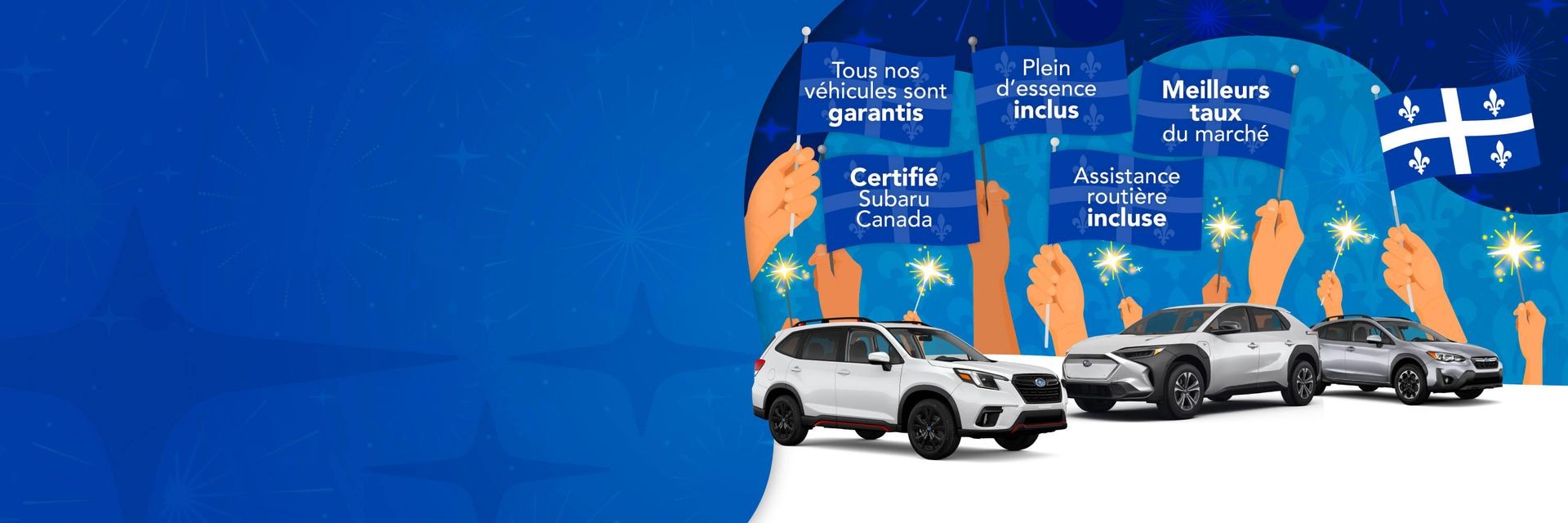 Recevez des offres festives