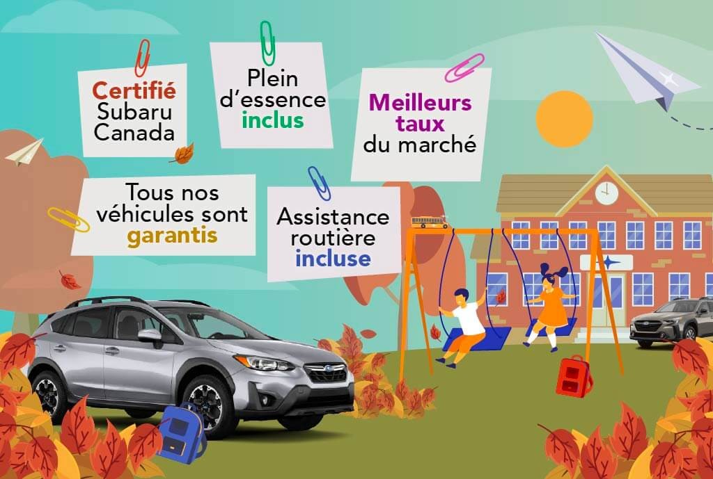 Montez à bord d'une Subaru d'occasion