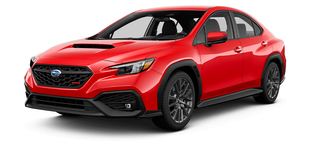 Vue 3/4 avant et latérale du Subaru WRX 2025