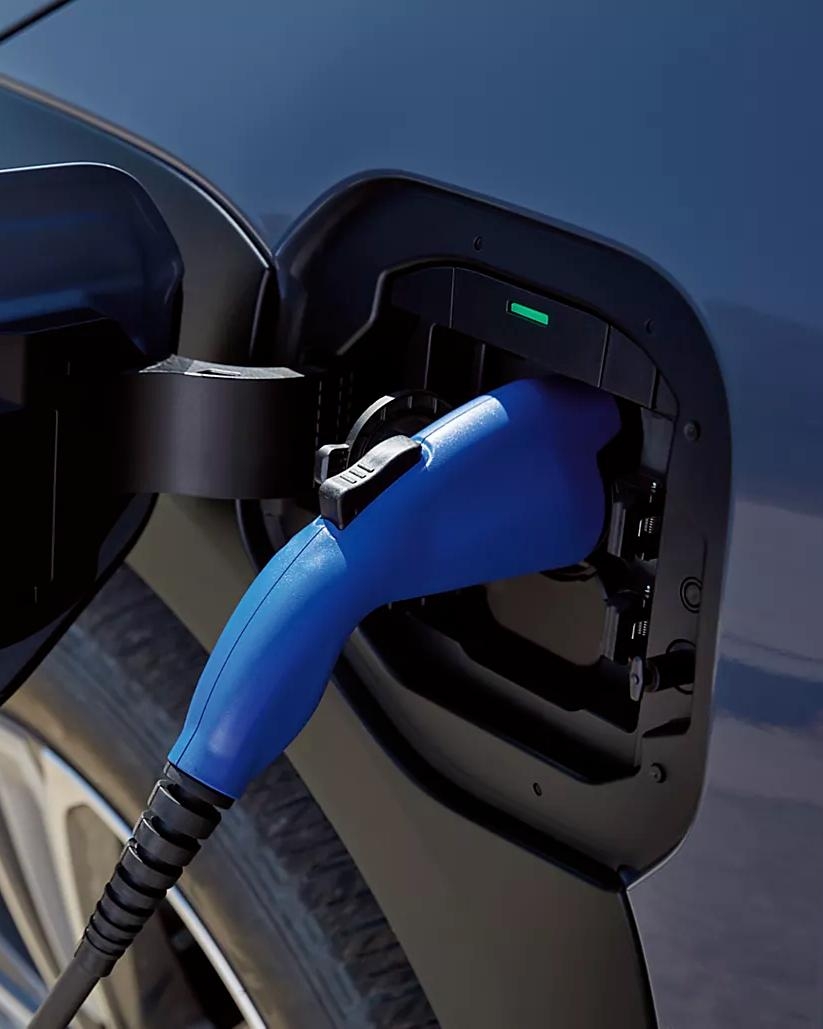 Subaru electric car charging.