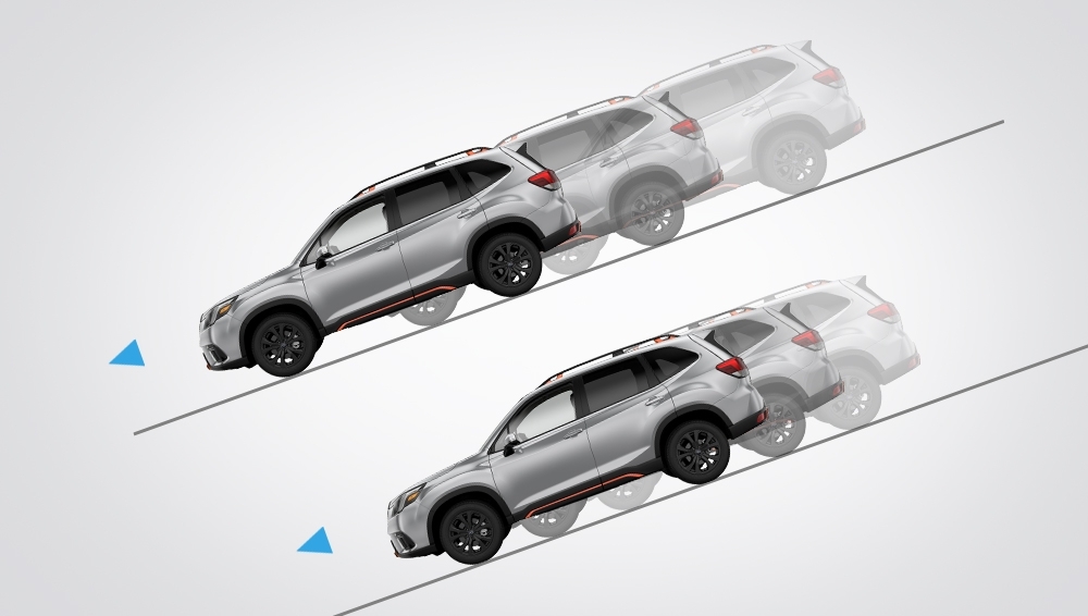 Subaru Forester downhill grip control.