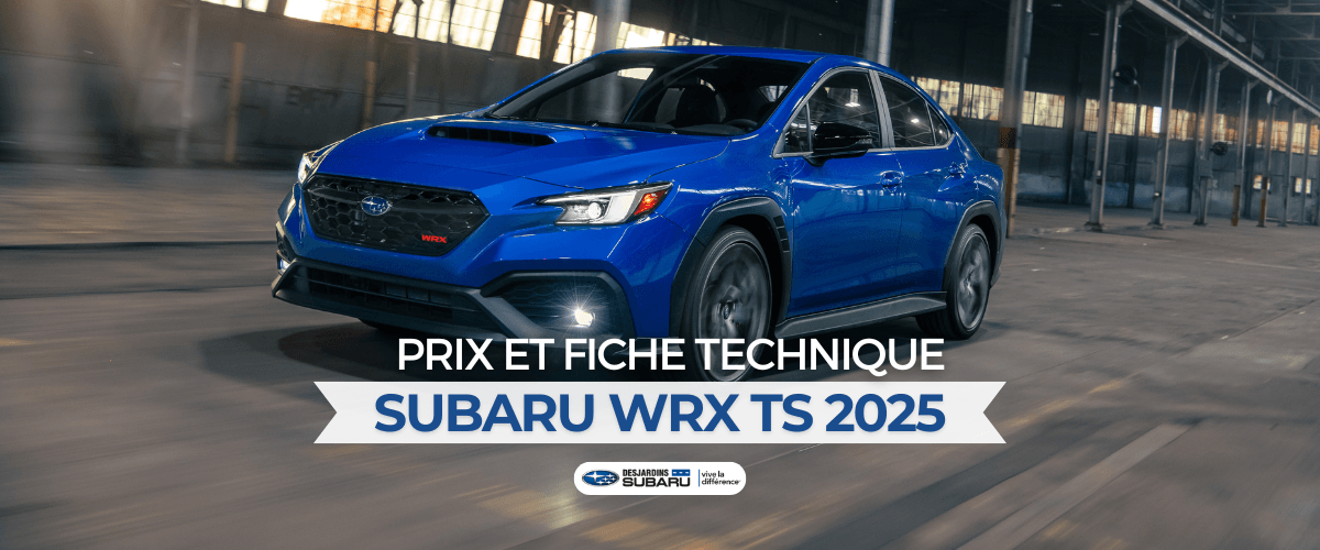 Subaru WRX tS 2025 : ce que l’on sait déjà