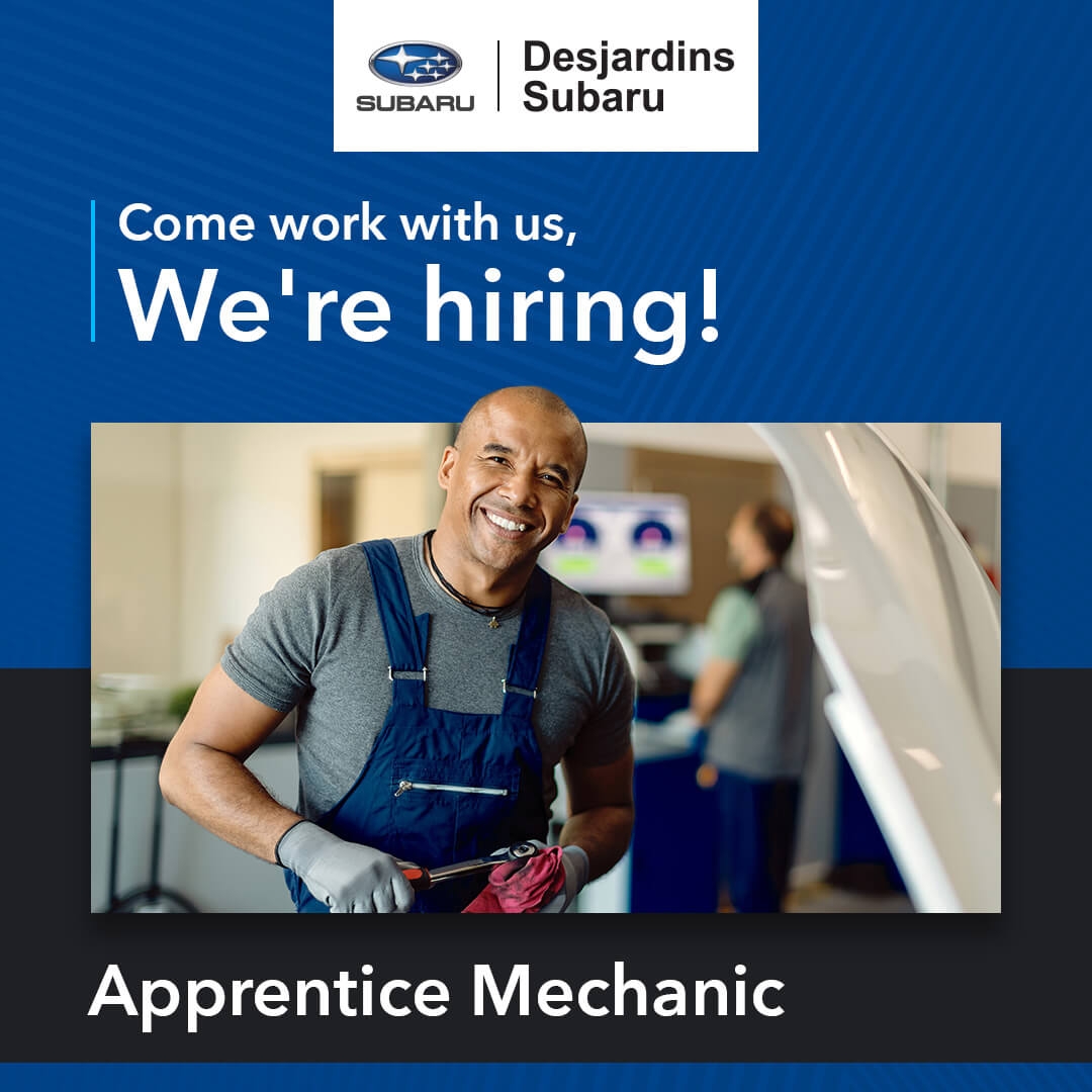 Recruitment of an apprentice mechanic